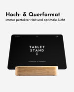 ZLOH® Tablet Halterung Holz - FORMGUT